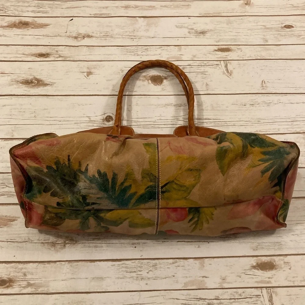 PATRICIA NASH Heritage MULTI FLORAL Print LIONE SHOULDER SATCHEL
